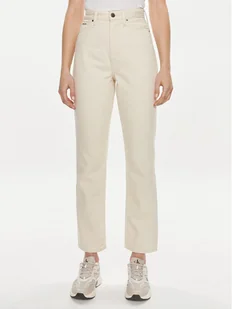 Calvin Klein Jeansy K20K206573 Écru Slim Fit - Spodnie damskie - miniaturka - grafika 1