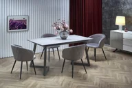 Stoły z krzesłami - Prostokątny rozkładany stół z 4 krzesłami S1-M53 - miniaturka - grafika 1