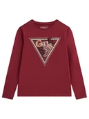 Bluzki damskie - Guess Bluzka J5BI13 J1314 Czerwony Regular Fit - miniaturka - grafika 1