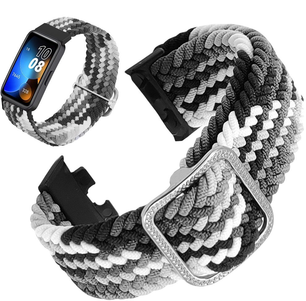 ChronSmarta Pasek ChronSmarta do smartband'a Huawei Band 7 Białoczarny