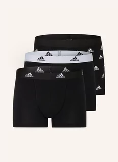 Majtki damskie - Adidas Bokserki Active Flex Cotton, 3 Szt. schwarz - grafika 1