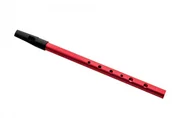 Instrumenty dęte - Flażolet metalowy z etui Whistle-1 czerwony - miniaturka - grafika 1