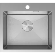 Zlewozmywaki - Mexen Solix zlewozmywak stalowy 1-komorowy 500 x 450 mm, inox HC - 6402501000-01HC - miniaturka - grafika 1