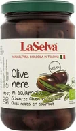 Zdrowa żywność - LaSelva Oliwki czarne w zalewie BIO 310 g - miniaturka - grafika 1