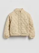 Kurtki i płaszcze dla dziewczynek - Reserved - Kurtka z haftem - beżowy - miniaturka - grafika 1