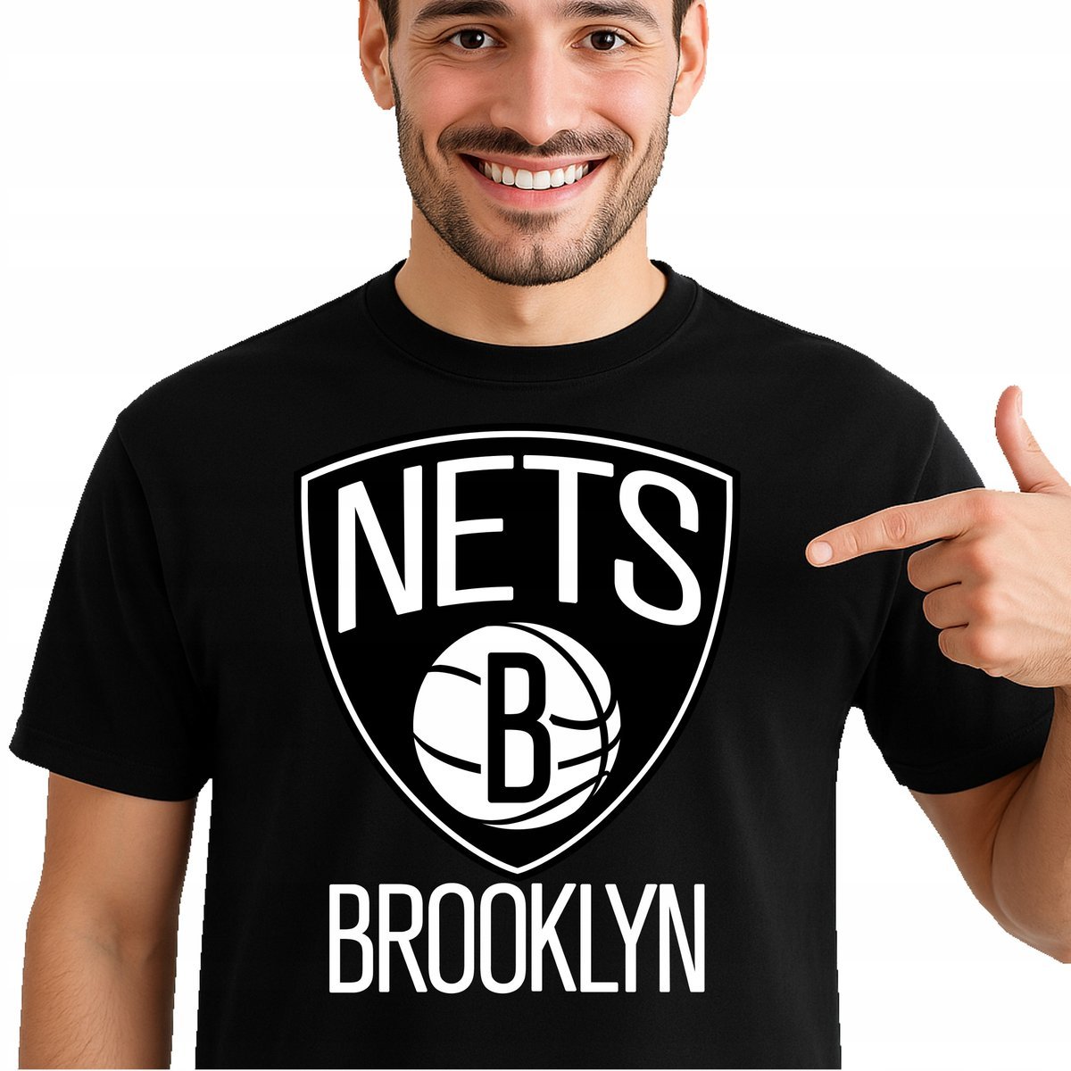 KOSZULKA BROOKLYN NETS NBA PREZENT XL 0464 CZARNA