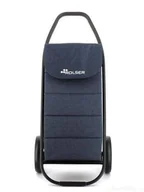 Torby i wózki na zakupy - Wózek na zakupy ROLSER COM Tweed Polar 8 Black Tube Marino - miniaturka - grafika 1