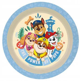 Talerz PSI PATROL spodek plastikowy BPA Free Paw Patrol 21 cm - Miseczki i talerzyki dla dzieci - miniaturka - grafika 1