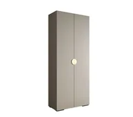 Szafy - Szafa ubraniowa garderoba z półkami INOVA 4 1SZ kaszmir+złoty - miniaturka - grafika 1