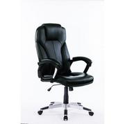 Fotele i krzesła biurowe - Import Fotel Biurowy Komfort Czarny - miniaturka - grafika 1
