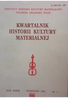 Książki o kulturze i sztuce - Kwartalnik historii kultury materialnej, nr 1 - miniaturka - grafika 1