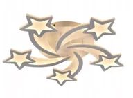 Lampy sufitowe - Nowoczesna Lampa Sufitowa Żyrandol LED Plafon Dziecięcy Gwiazdy do Pokoju - miniaturka - grafika 1