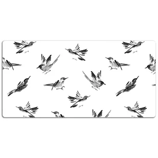 Podkładka na całe biurko Malowane ptaki 120x60 cm - Podkładki na biurko - miniaturka - grafika 1