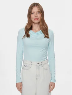 Vero Moda Bluzka Carol 10300935 Niebieski Regular Fit - Bluzki damskie - miniaturka - grafika 1