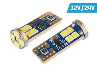 Żarówka VISION W5W (T10) 12/24V 12x 3030 SMD LED, nonpolar, CANBUS, biała, 2 szt. - Żarówki samochodowe - miniaturka - grafika 1