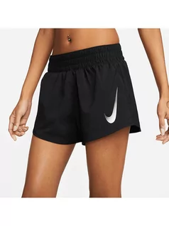 Spodnie sportowe damskie - Nike Szorty w kolorze czarnym do biegania - grafika 1