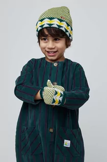 Rękawiczki dla dzieci - Bobo Choses czapka i rękawiczki dziecięce kolor zielony - grafika 1