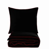 Pościel - Pościel Basic Bawełniana 160X200 Czarna - miniaturka - grafika 1