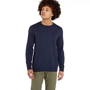 Wrangler Crewneck Knit Bluza męska, Niebieski (Granatowy 114), 3XL - Bluzy męskie - miniaturka - grafika 1