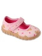 Kapcie damskie - Dziewczęce kapcie misie różowe Befado r.24 - miniaturka - grafika 1