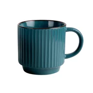 Kubki - Kubek ceramiczny Florina Janes 350 ml niebieski - miniaturka - grafika 1