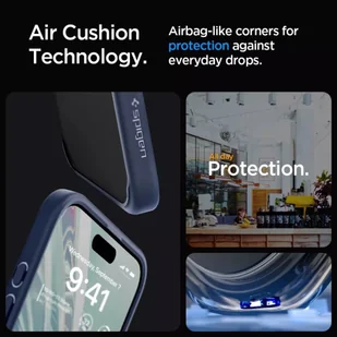 Etui Spigen Ultra Hybrid do iPhone 15 Pro navy blue - Etui i futerały do telefonów - miniaturka - grafika 14