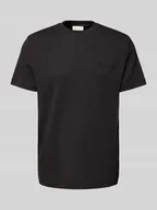 Koszulki męskie - T-shirt z detalem z logo - miniaturka - grafika 1