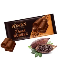 Cukierki - Czekolada gorzka z bąbelkami Roshen, 80g - miniaturka - grafika 1