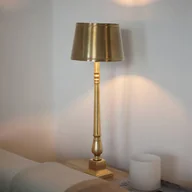 Lampy stojące - Markslöjd Lampa stołowa Metallo, kolor antyczny mosiądz, metal, wysokość 66 cm - miniaturka - grafika 1