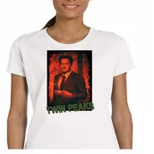 Koszulki i topy damskie - P087 KOSZULKA DAMSKA MISTECZKO TWIN PEAKS SERIAL PREZENT BAWEŁNA M - miniaturka - grafika 1