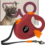 Smycze dla psów - YOMATE! SMYCZ AUTOMATYCZNA DLA MAŁEGO PSA ZWIJANA Z BLOKADĄ - miniaturka - grafika 1