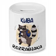 Skarbonki - Dla Kuby Skarbonka na Urodziny na Prezent z Nadrukiem ze Zdjęciem - miniaturka - grafika 1