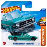 Samochody i pojazdy dla dzieci - Hot Wheels: ciężarówka Datsun Sunny 1975 modelik - miniaturka - grafika 1