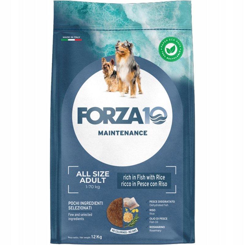 Forza 10 All Breeds Maintenance, ryba i ryż - 12 kg