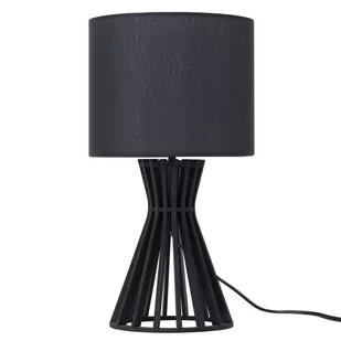 Beliani Lampa stołowa czarna CARRION - Lampy stojące - miniaturka - grafika 1