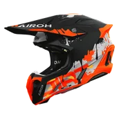 Kaski motocyklowe - Kask Cross Airoh Twist 3 Dirt (2026) MatowyXS - miniaturka - grafika 1
