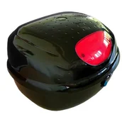 Akcesoria motoryzacyjne - Kufer do skutera E-MIO 30L Uniwersalny Czarny połysk - miniaturka - grafika 1