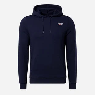 Bluza męska z kapturem Reebok Identity Smal 100051168 M Granatowa (4066751257489) - Bluzy męskie - miniaturka - grafika 1