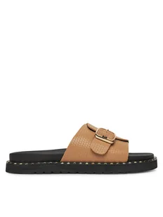 MEXX Klapki MX/019C-HY Beżowy - Klapki i japonki damskie - miniaturka - grafika 1