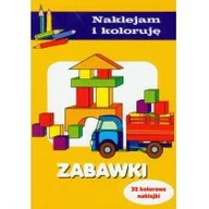 Baśnie, bajki, legendy - Olesiejuk Sp. z o.o. Anna Wiśniewska Zabawki Naklejam i koloruję - miniaturka - grafika 1