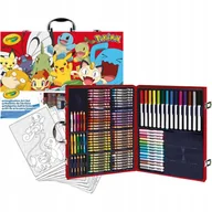 Masy plastyczne - Zestaw plastyczny Pokemon Crayola 155 szt. - miniaturka - grafika 1