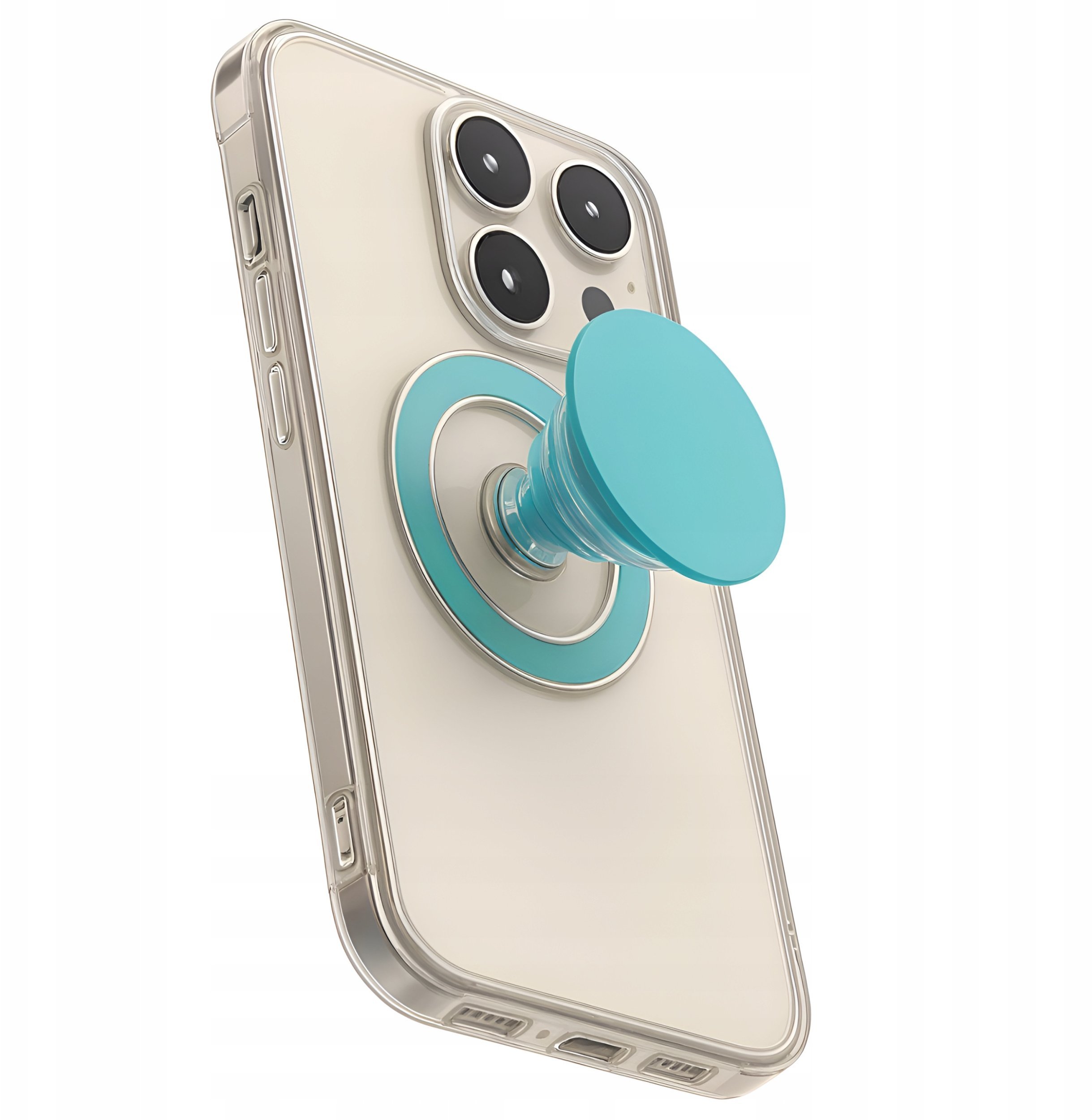 Uchwyt Do Telefonu Na Palce Do Magsafe Popsocket Podstawka Stojak Turkusowy