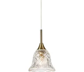 Lampy sufitowe - Markslöjd 109011 - Żyrandol na lince LUNA 1xE14/40W/230V mosiądz - miniaturka - grafika 1