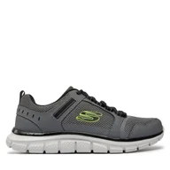 Sneakersy męskie - Sneakersy Skechers Knockhill 232001/CCBK Szary - miniaturka - grafika 1