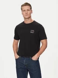 Tommy Hilfiger T-Shirt Stack MW0MW38622 Czarny Regular Fit - Koszulki męskie - miniaturka - grafika 1