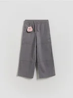 Spodnie i spodenki dla dziewczynek - Reserved - GIRLS` TROUSERS & PENDANT - ciemnoszary - miniaturka - grafika 1