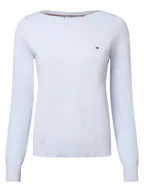 Swetry damskie - Tommy Hilfiger Sweter damski Kobiety Bawełna niebieski jednolity, S - miniaturka - grafika 1