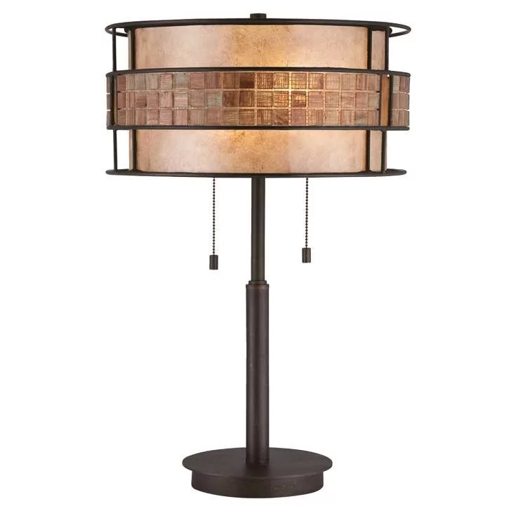 Elstead Lighting Laguna Table Lamp QZ/LAGUNA/TL Elstead lampa stołowa abażurowa stylowa QZ/LAGUNA/TL )