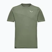 Koszulki sportowe męskie - Koszulka trekkingowa męska Salewa Puez Sporty Dry faded green - miniaturka - grafika 1