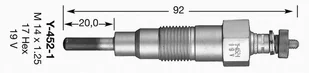 Świeca żarowa NGK Y-452-1 - Świece żarowe - miniaturka - grafika 1